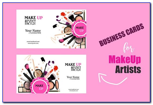 Makeup Artist Business Card Template Free Download