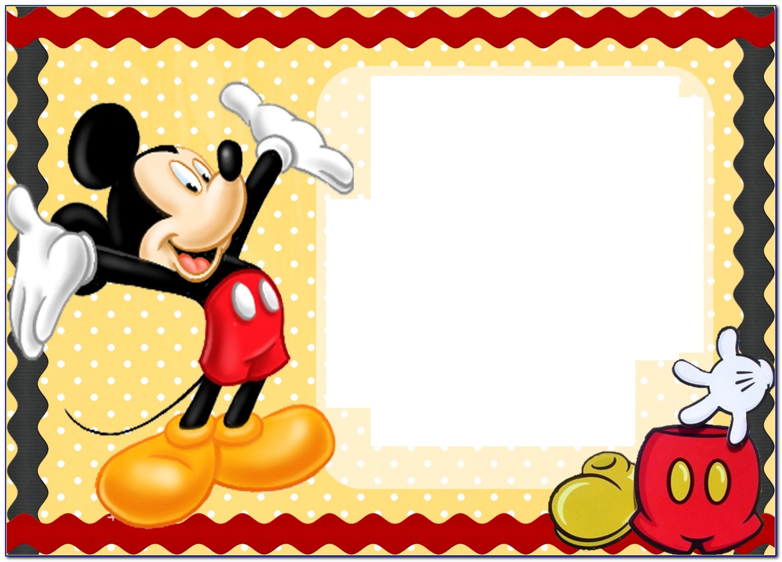 Mickey Mouse Birthday Card Diy