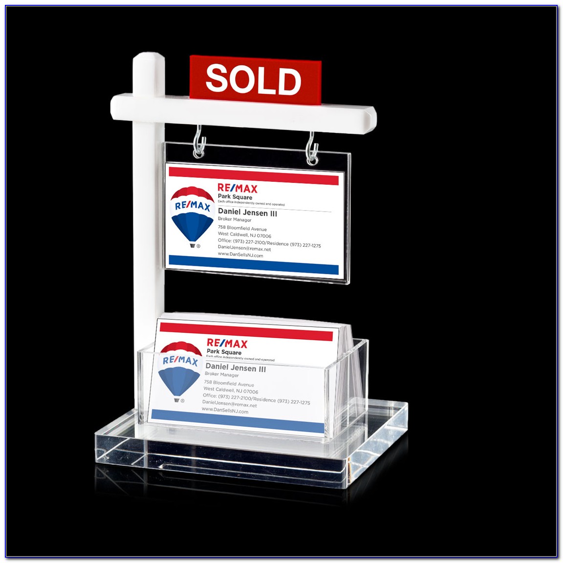 Mini Real Estate Sign & Business Card Holder