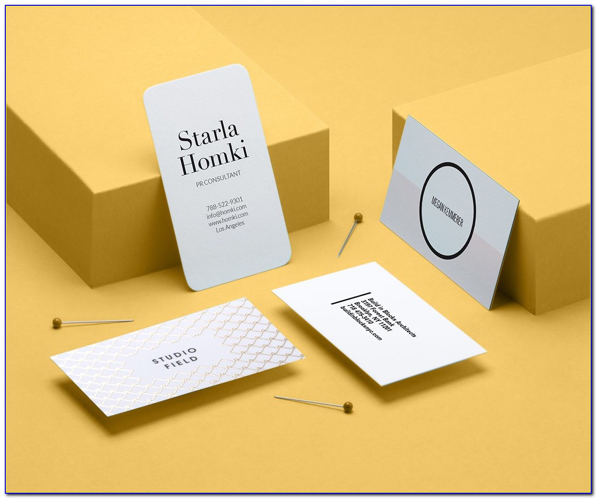 Moo Gold Foil Business Cards