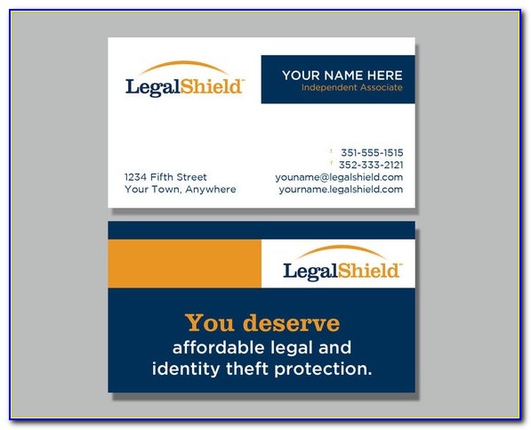 Order Legalshield Business Cards