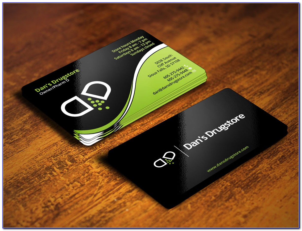 Pharmacy Business Visiting Card Design
