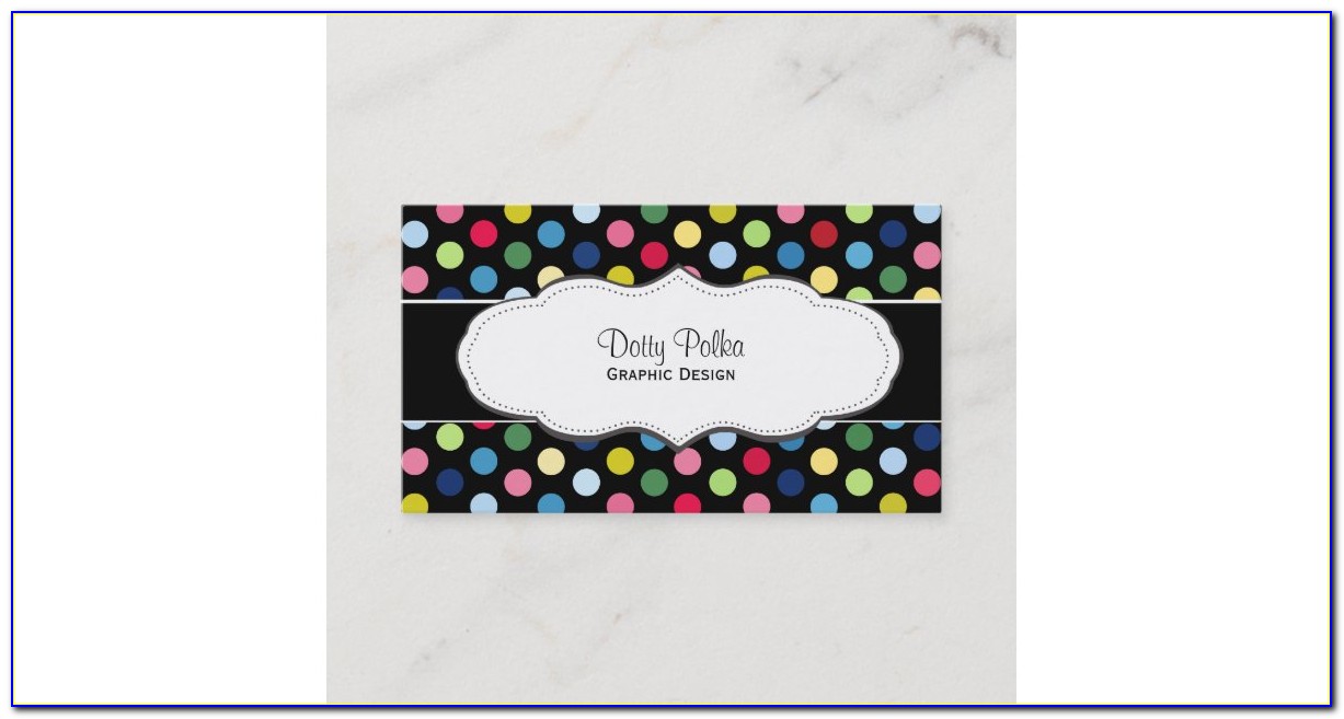 Polka Dot Business Card Templates Free