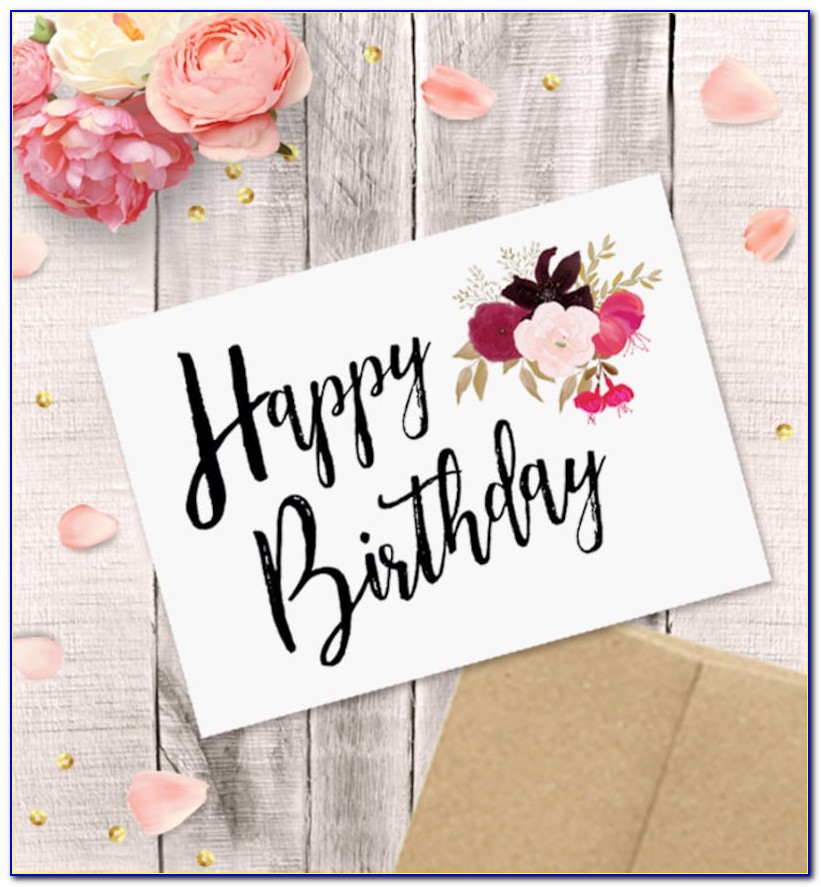 Printable Birthday Cards For Her