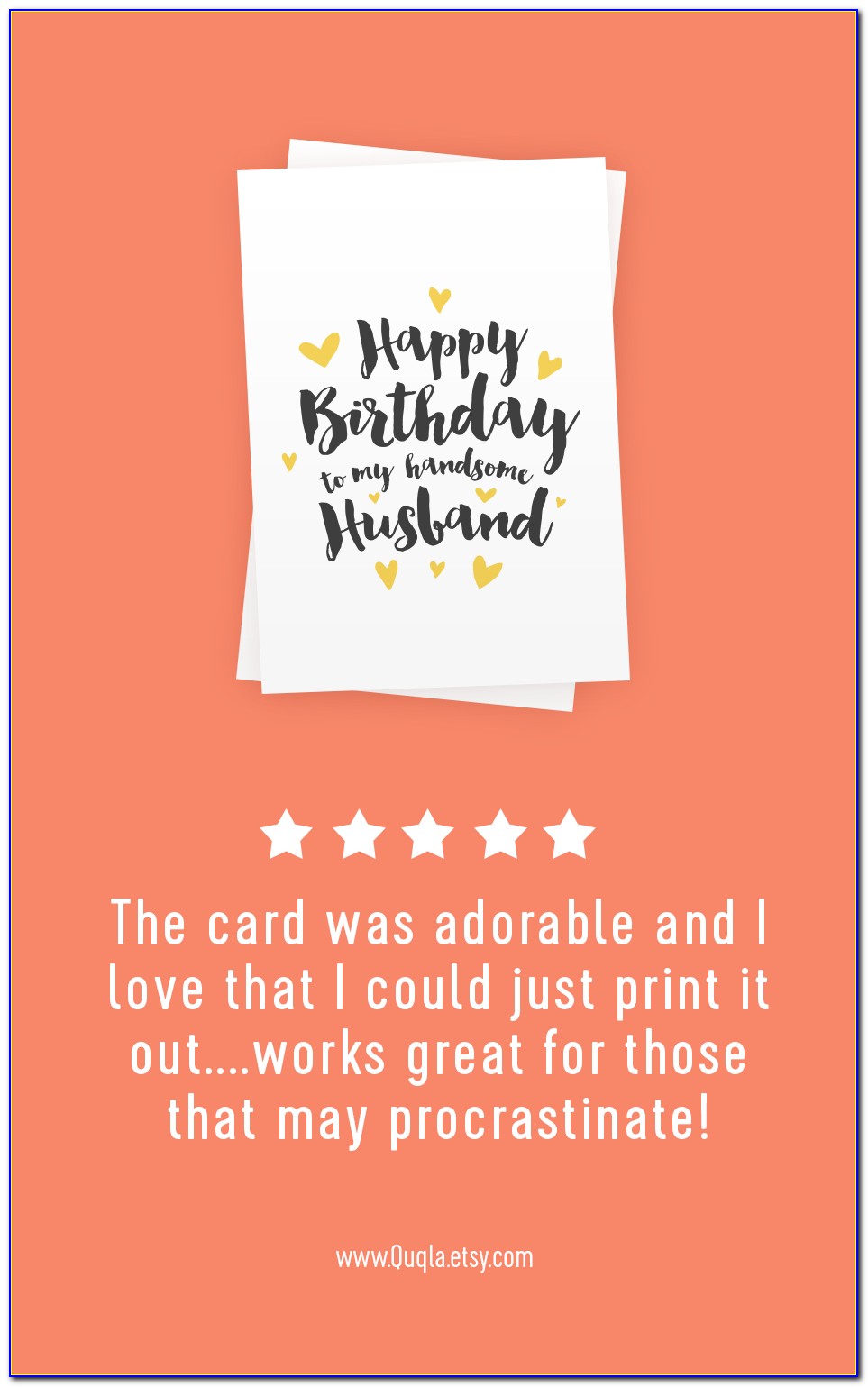 Printable Birthday Cards For My Husband
