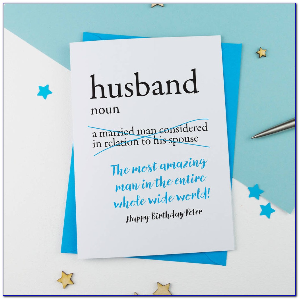 Printable Happy Birthday Cards For Husband