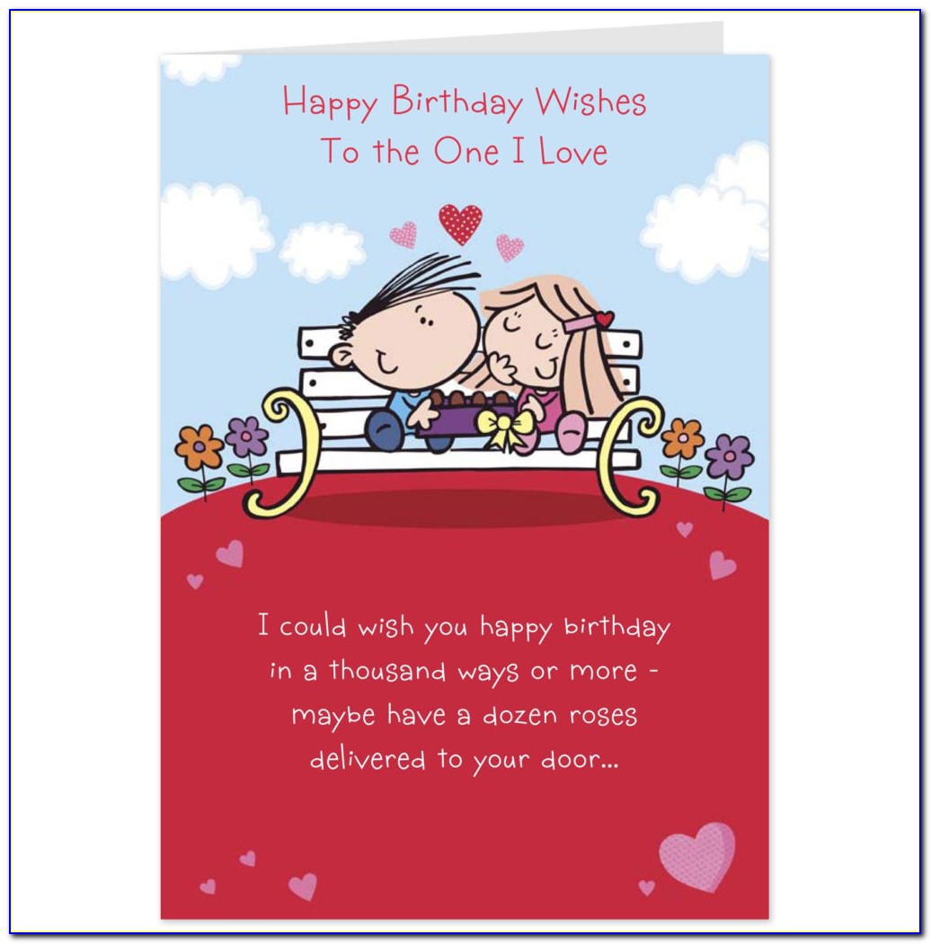 Printable Love Birthday Cards For Him