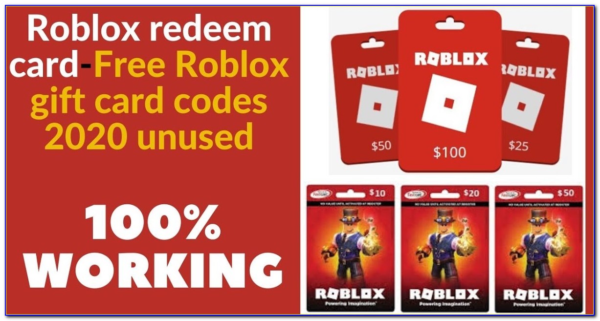 Redeem Roblox Gift Card Free