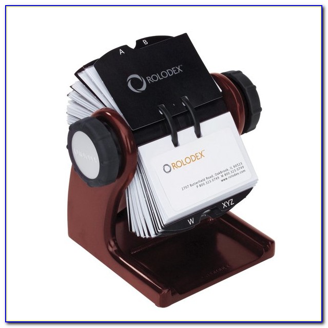 Rolodex Rotary Business Card File