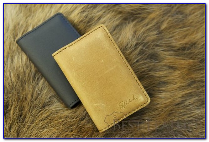 Saddleback Leather Business Card Holder Wallet