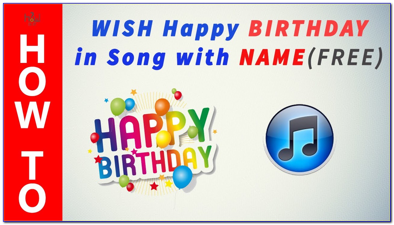 Singing Birthday Cards With Your Name