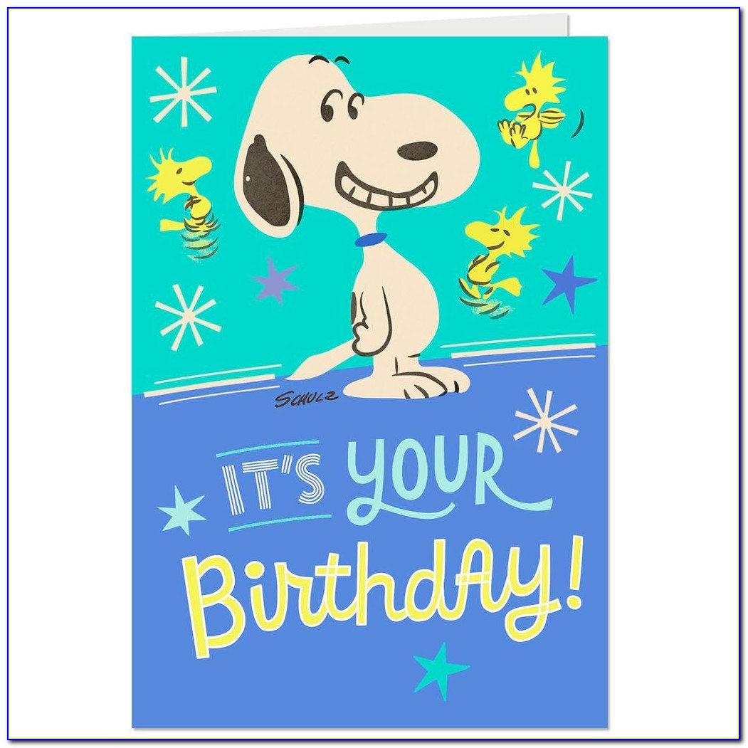 Snoopy Birthday Cards Online
