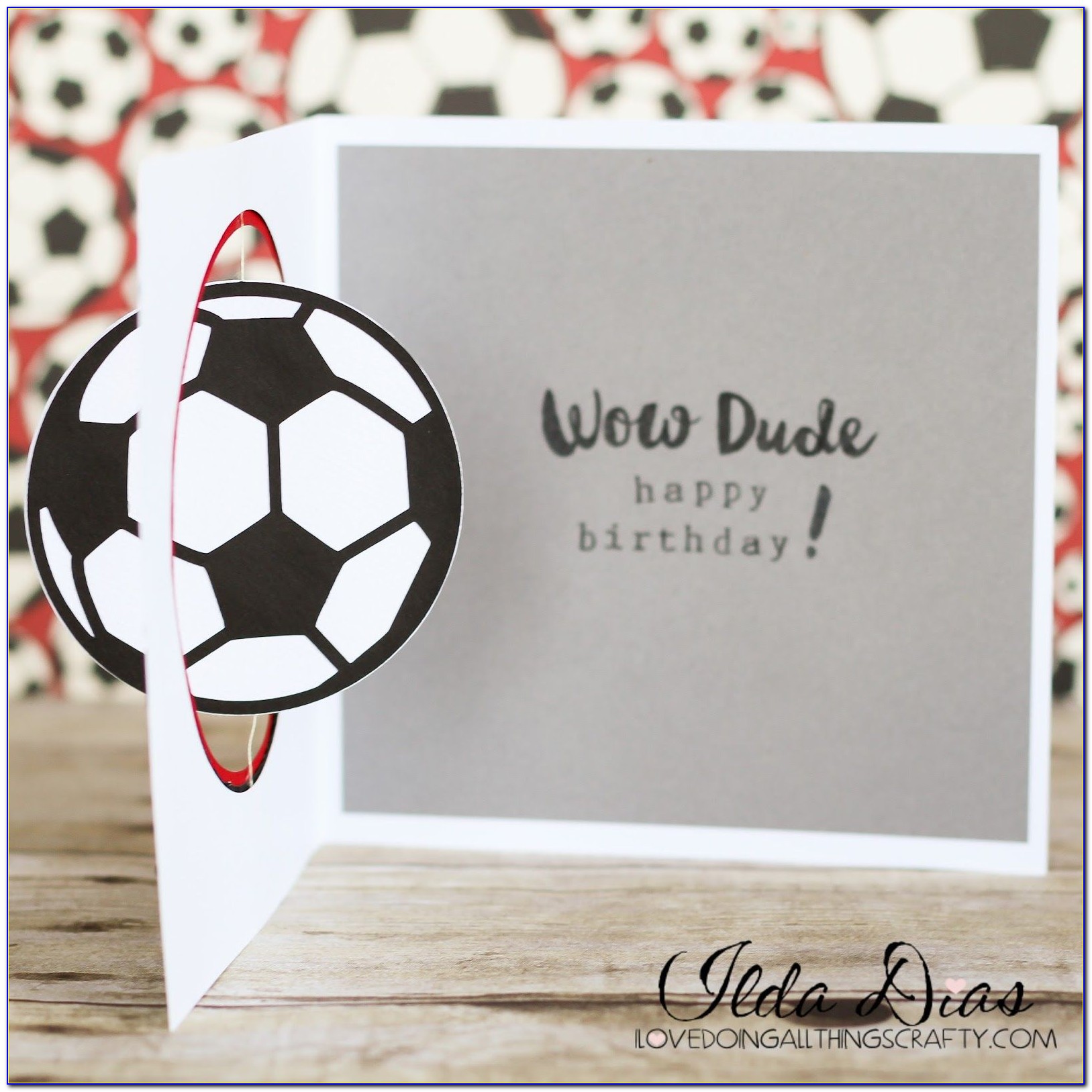 Soccer Birthday Card Ideas