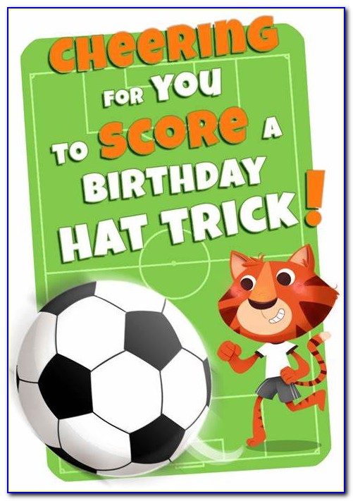 Soccer Birthday Card Messages