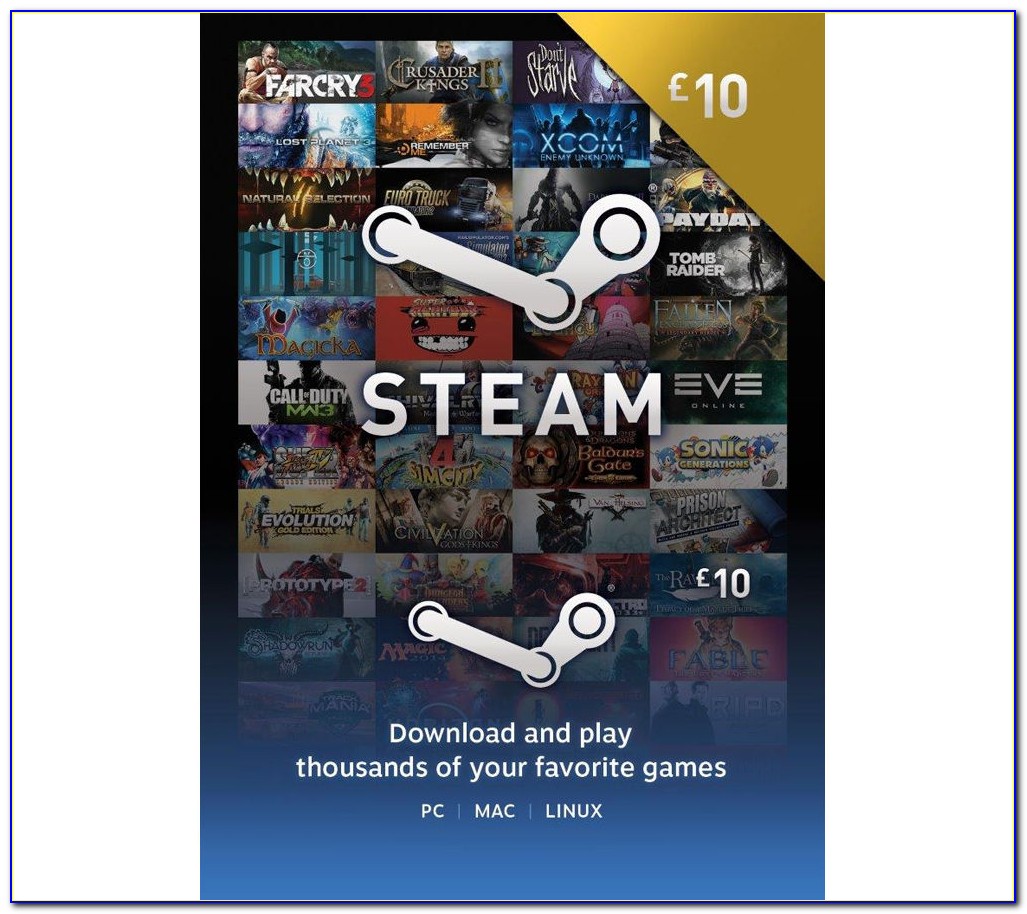 Steam Wallet Gift Card Free