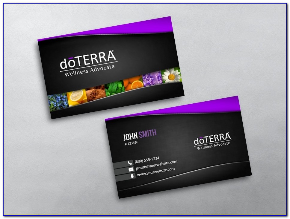 Two Sided Business Card Template Illustrator