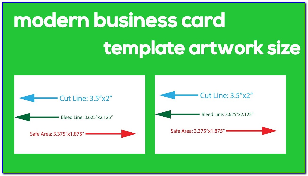 Vistaprint Business Card Safety Line Size