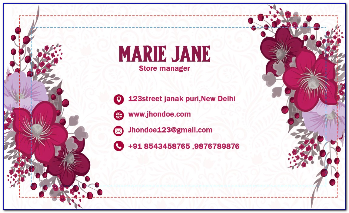 Vistaprint Double Sided Business Cards