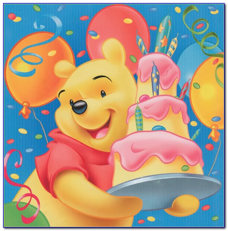 Winnie The Pooh Greeting Cards Free