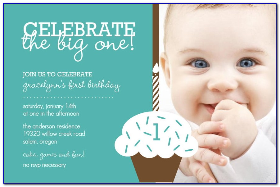 1st Birthday Invitation Cards For Baby Girl