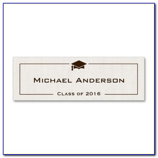 2019 Graduation Name Cards Template