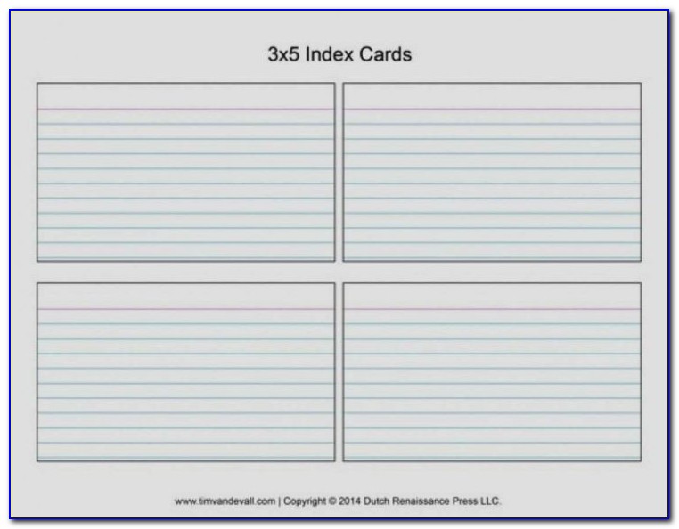 3x5 Index Card Template Microsoft Word 2010