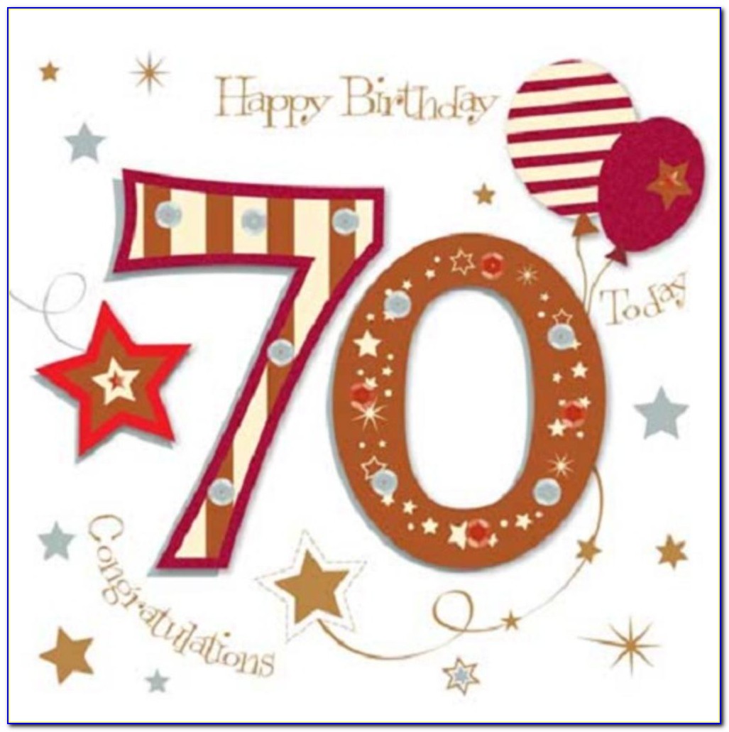 70th Birthday Card Quotes