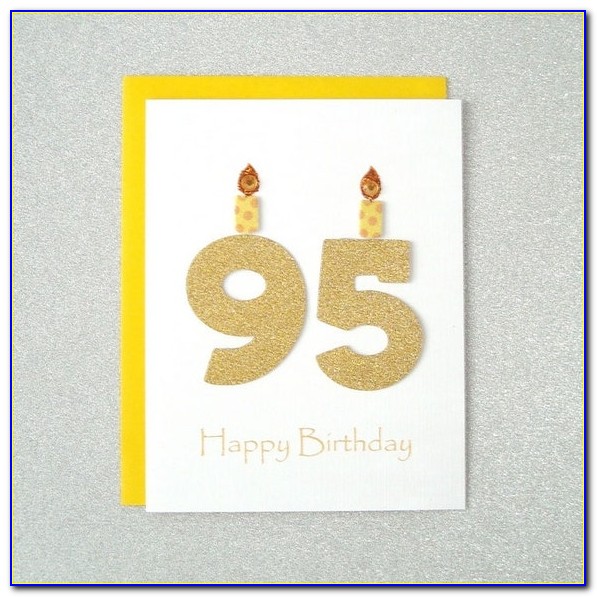 95th Birthday Card For Dad