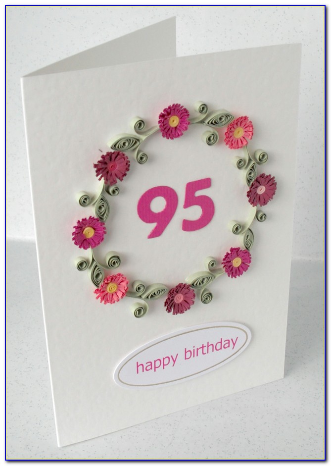 95th Birthday Card Uk