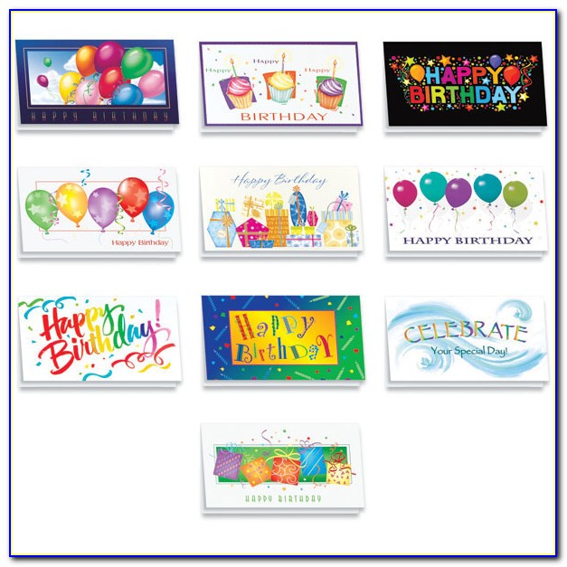 Assorted Birthday Cards For Employees