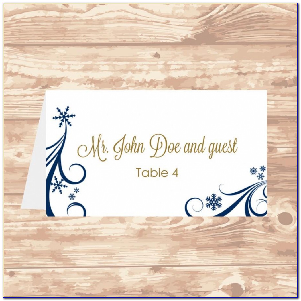 Avery Place Card Template 4 Per Sheet