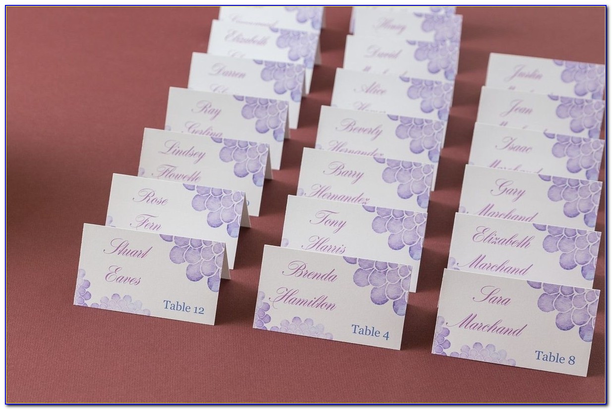 Avery Place Card Template 5012