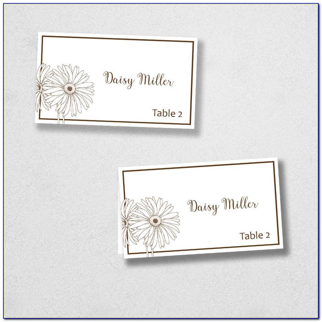 Avery Place Card Templates 6 Per Sheet
