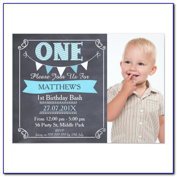 Baby Boy First Birthday Invitation Cards India