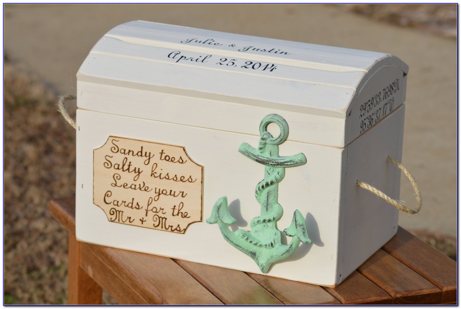 Beach Themed Wedding Card Box Ideas