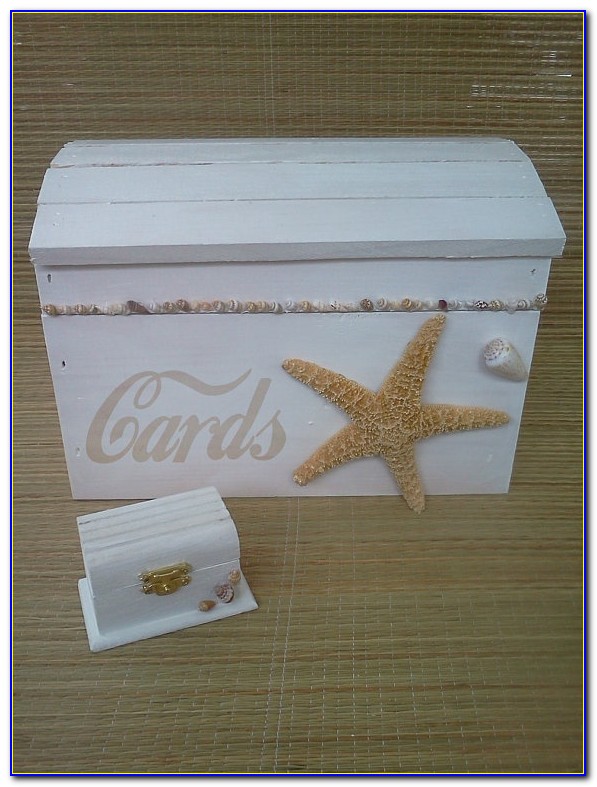 Beach Wedding Card Box Ideas