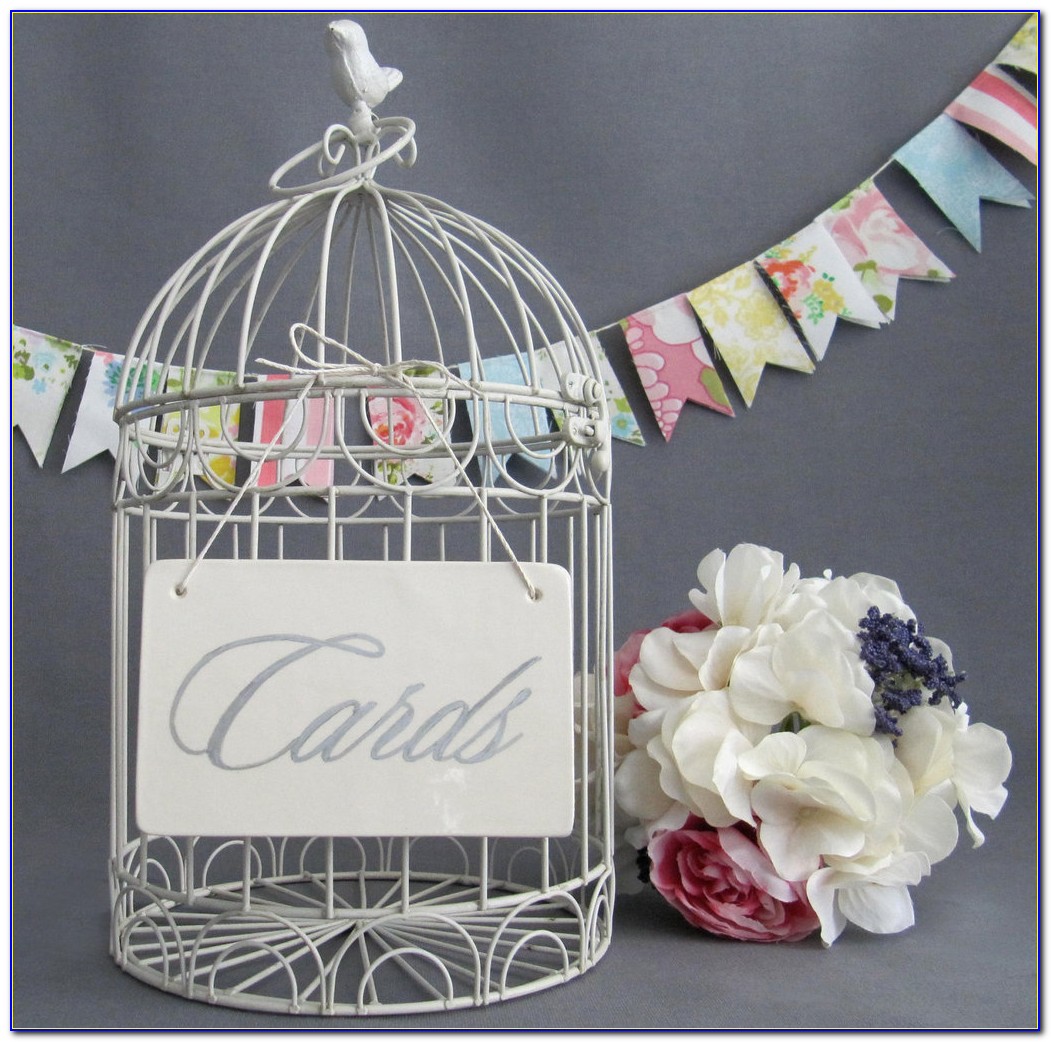 Birdcage Wedding Card Box