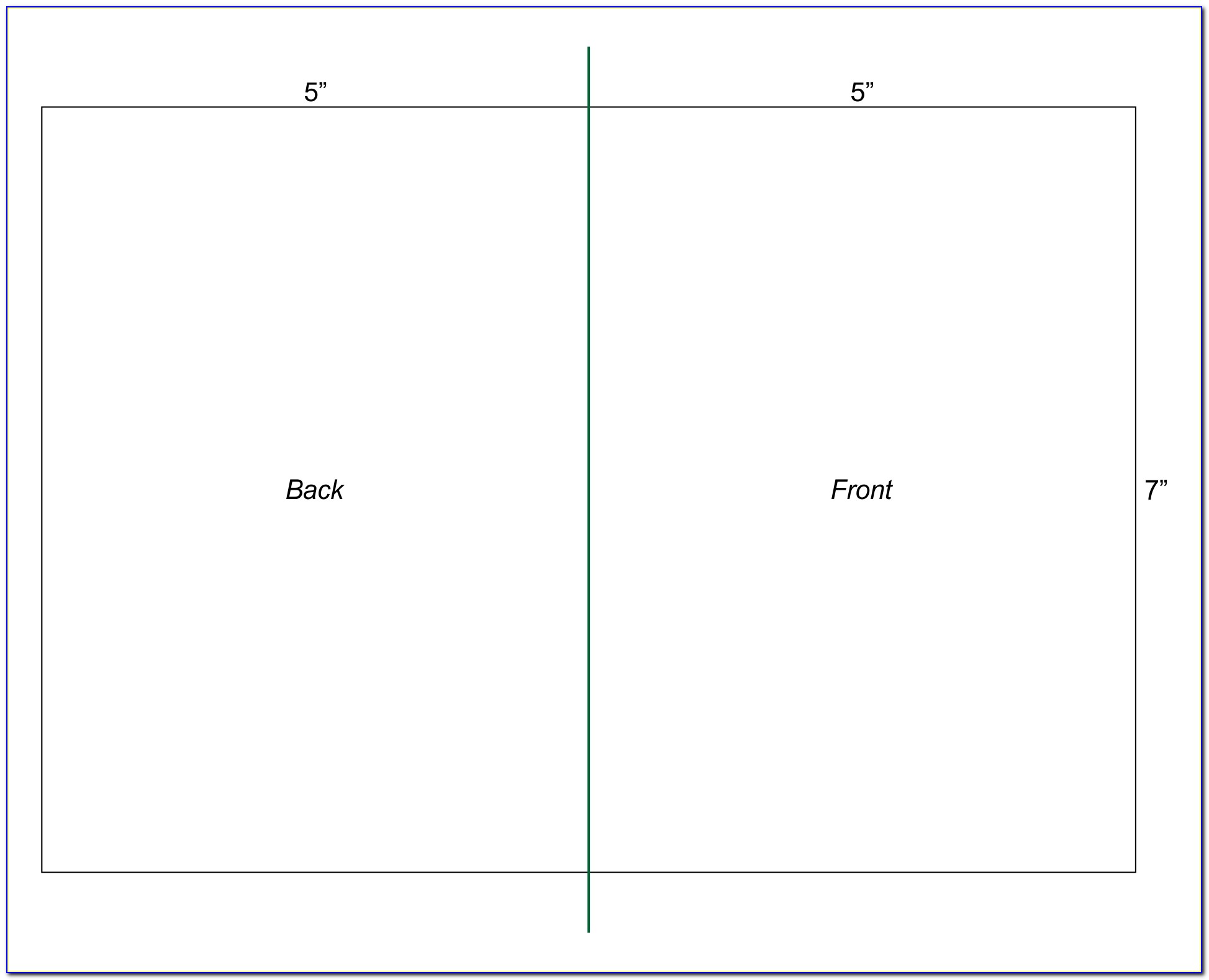 Blank Card Template Publisher