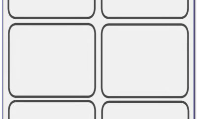 Blank Game Card Template