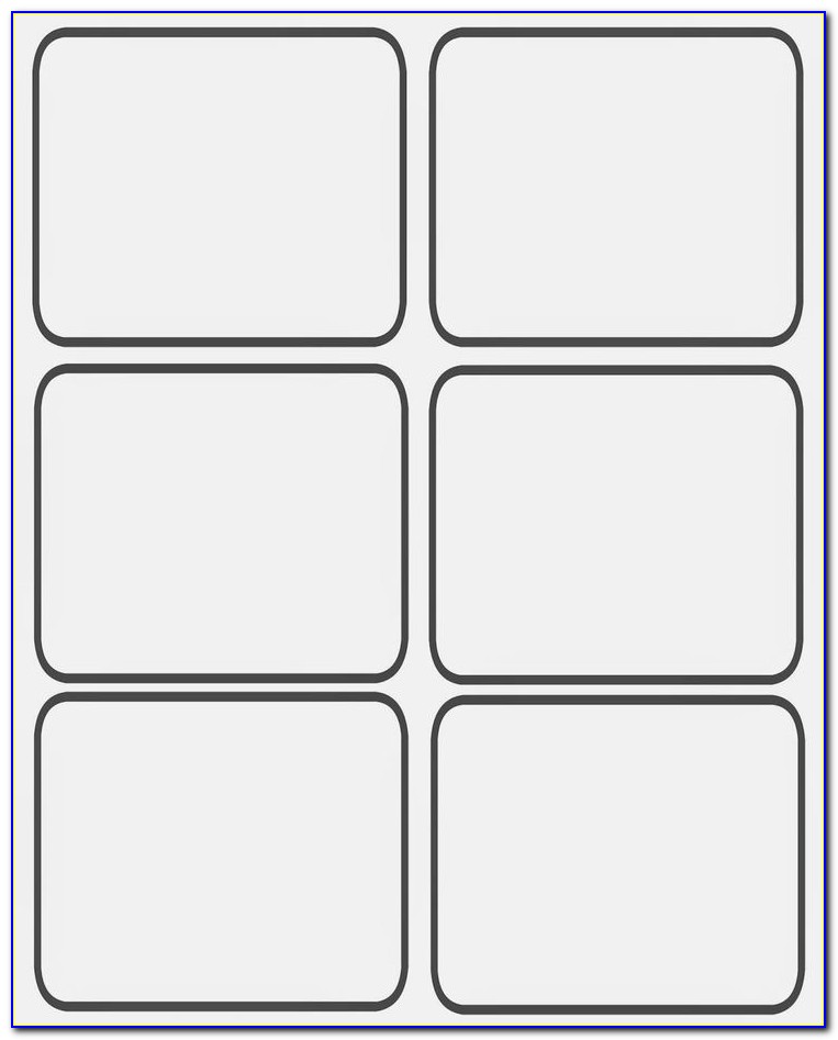 Blank Game Card Template