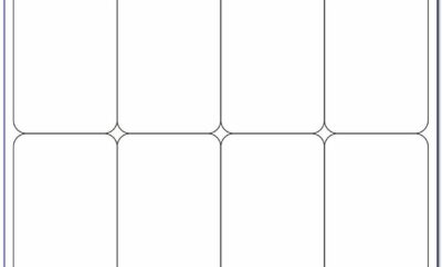 Blank Playing Card Template