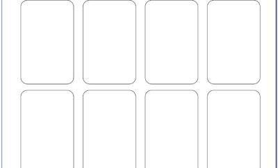 Blank Playing Card Template Free