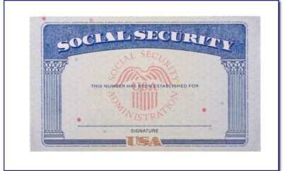 Blank Social Security Card Template Pdf