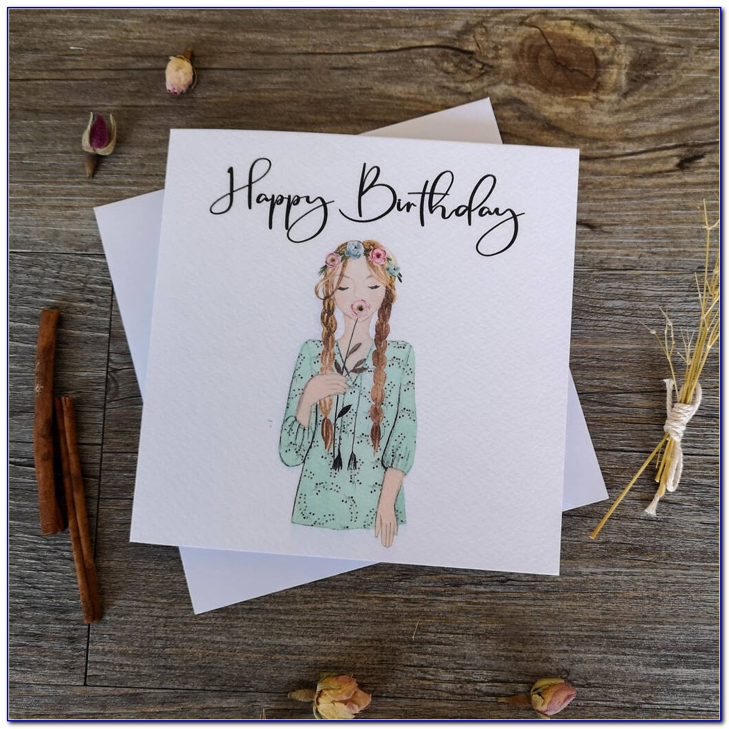 Boho 1st Birthday Card