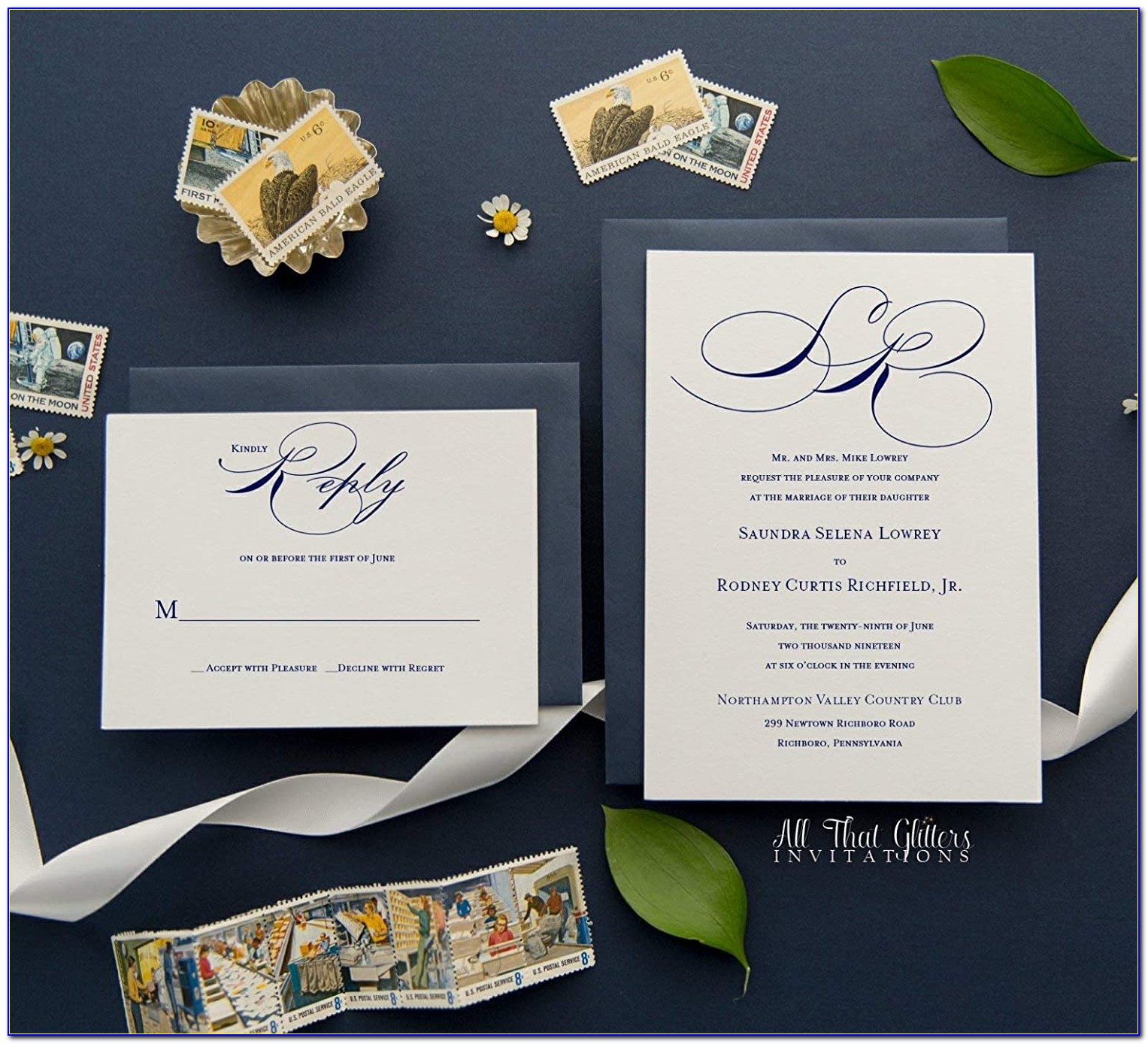 Cheap Wedding Invitations With Rsvp Cards