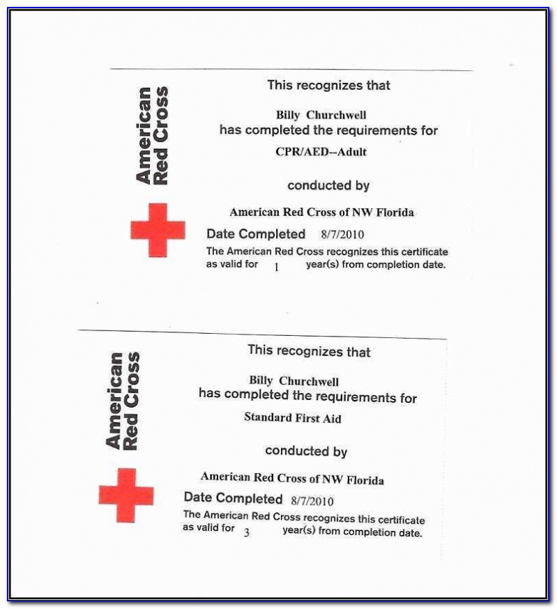 Cpr Card Template Pdf