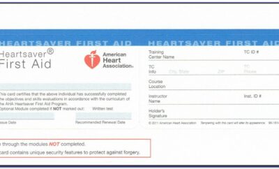 Cpr Card Template Printable