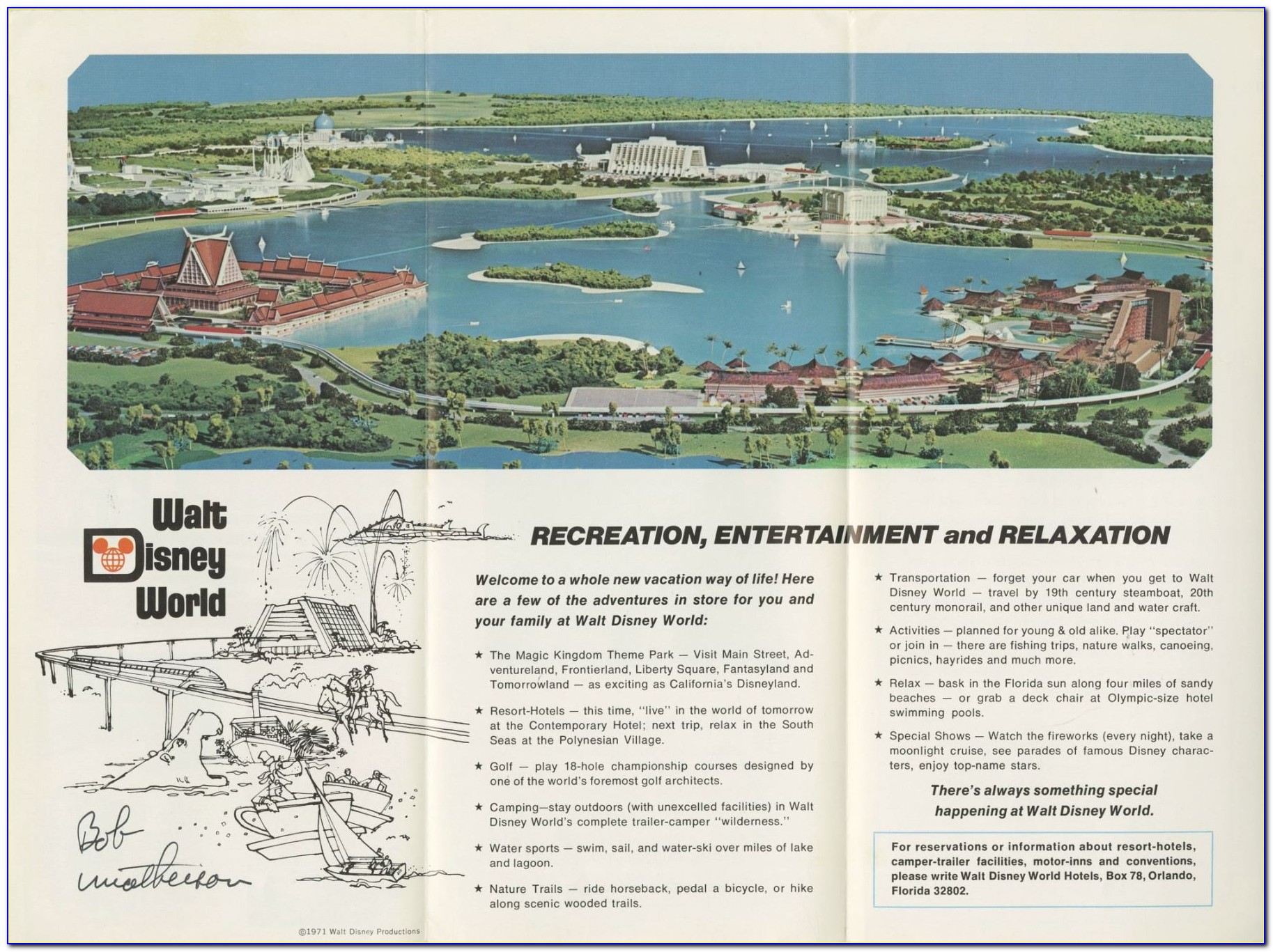 Disney World Brochures Printable