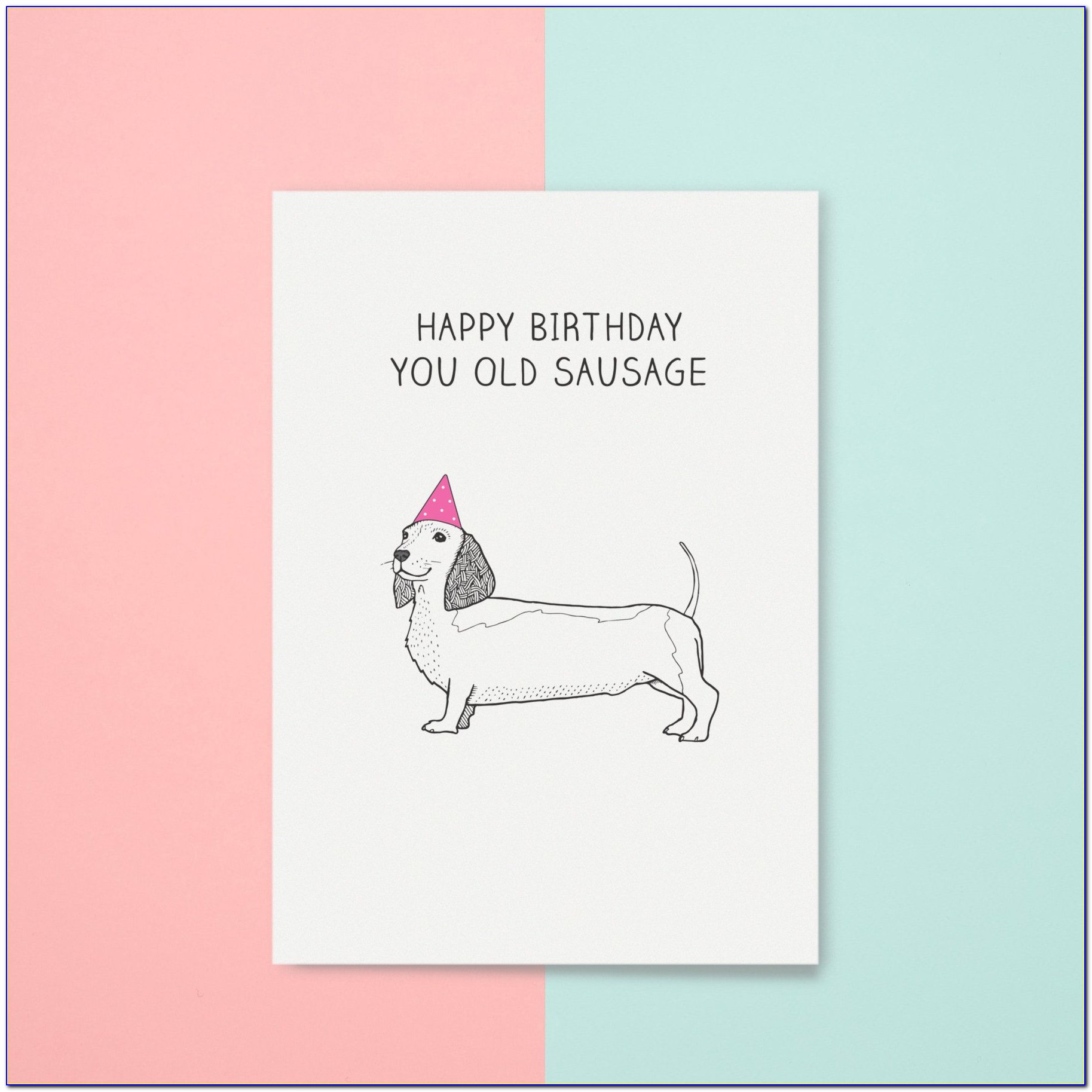 Dog Birthday Cards Printable Free