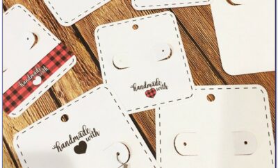 Earring Card Template Free Download